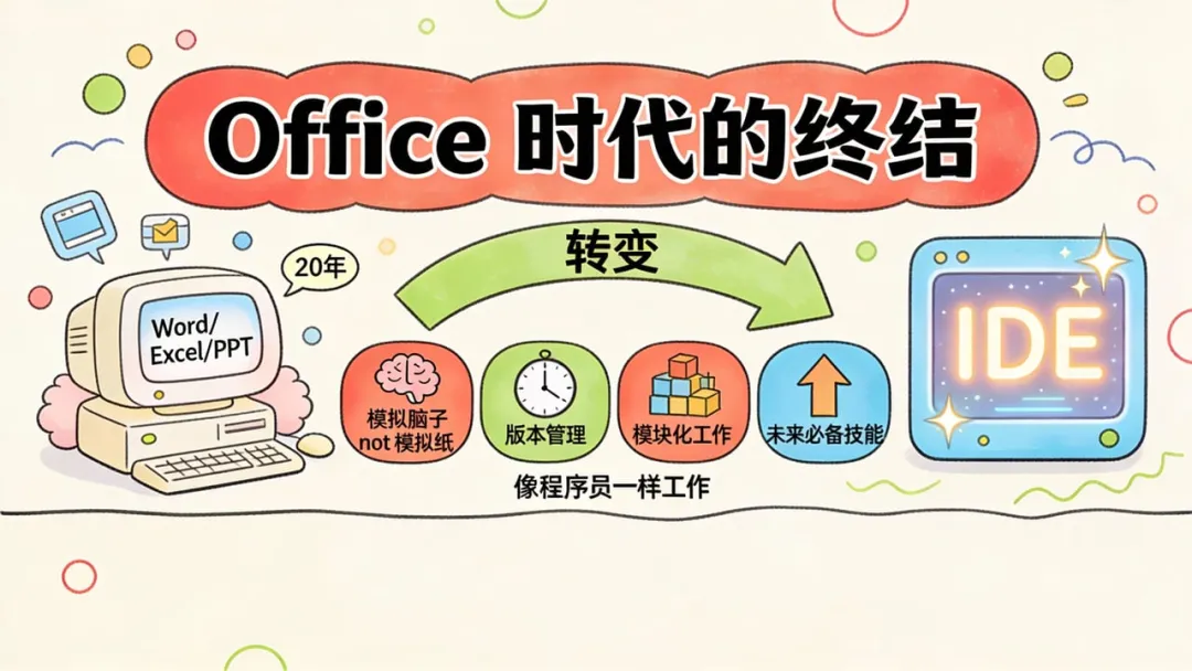 Office 时代的终结:为什么未来每个职场人都要学会