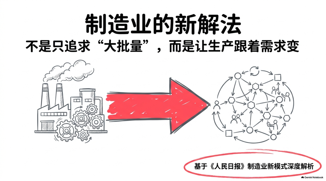 《人民日报》谈【制造业新模式】:不是只追求“大批量”